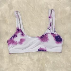 🌸 Dressbarn White and Purple Tie Dye Bikin…